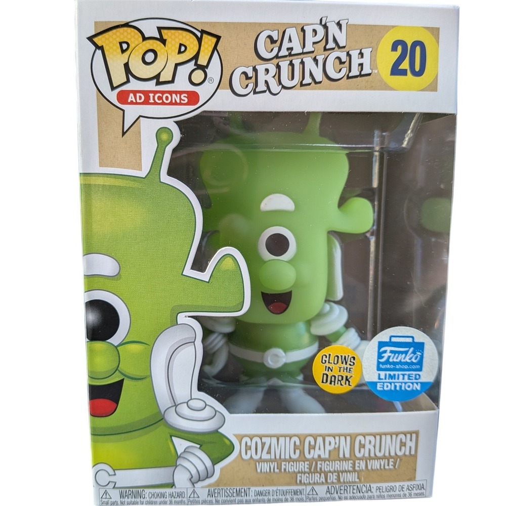 Funko Pop Ad‎ Icons Cozmic Cap'n Crunch 20 Glow in the Dark Funko Shop Exclusive
